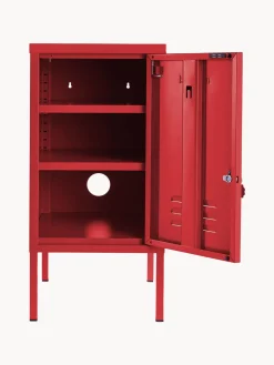 Online Mustard Made Table de chevet en métal The Shorty Rouge