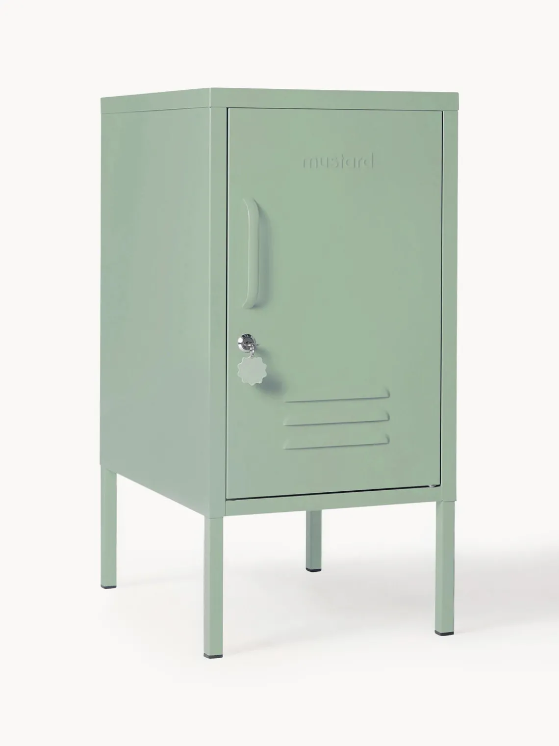 Discount Mustard Made Table de chevet en métal The Shorty Vert sauge