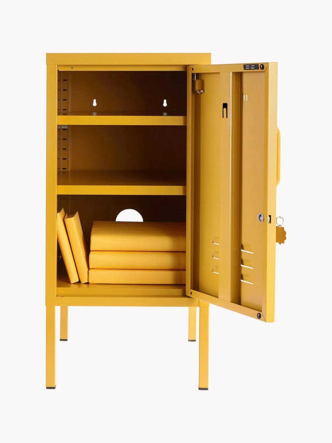 Online Mustard Made Table de chevet en métal The Shorty Jaune moutarde