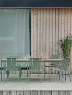 New Brafab Table de jardin Nox Vert sauge