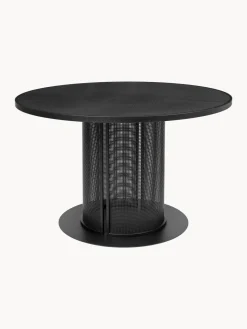 Sale Kristina Dam Table de jardin ronde Bauhaus Noir