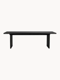 New Rowico Table en bois de frêne Emmett, 240 x 95 cm Bois de chêne, noir laqué