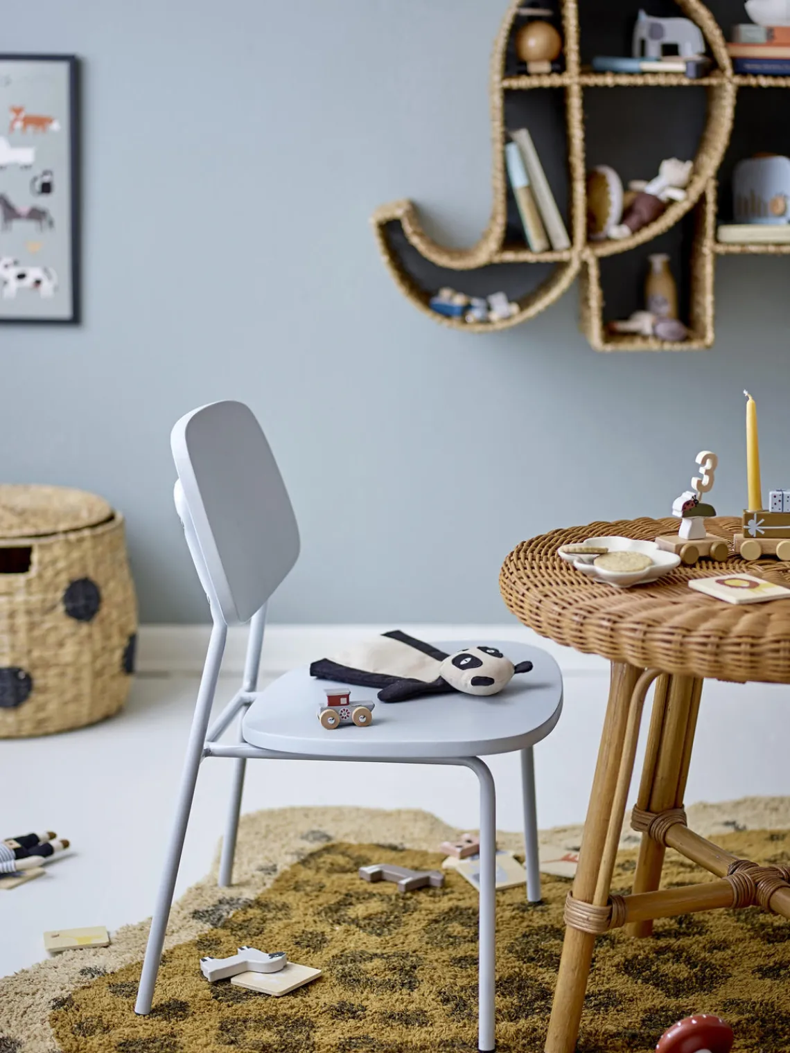 Hot Bloomingville Mini Table en rotin pour enfant Hortense