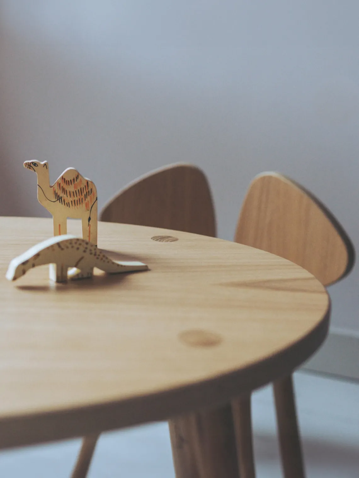 Best Nofred Table ovale en pour enfant Mouse Chêne