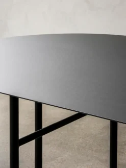 Sale Audo Copenhagen Table ovale Snaregade, 210 x 95 cm Anthracite, noir