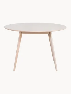 Sale Rowico Table ronde en chêne Yumi, Ø 115 cm Chêne blanc brossé