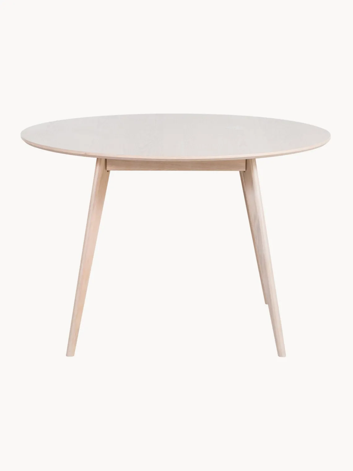 Sale Rowico Table ronde en chêne Yumi, Ø 115 cm Chêne blanc brossé