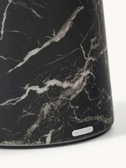 Clearance Pols Potten Table ronde look marbre Disc Noir, aspect marbre