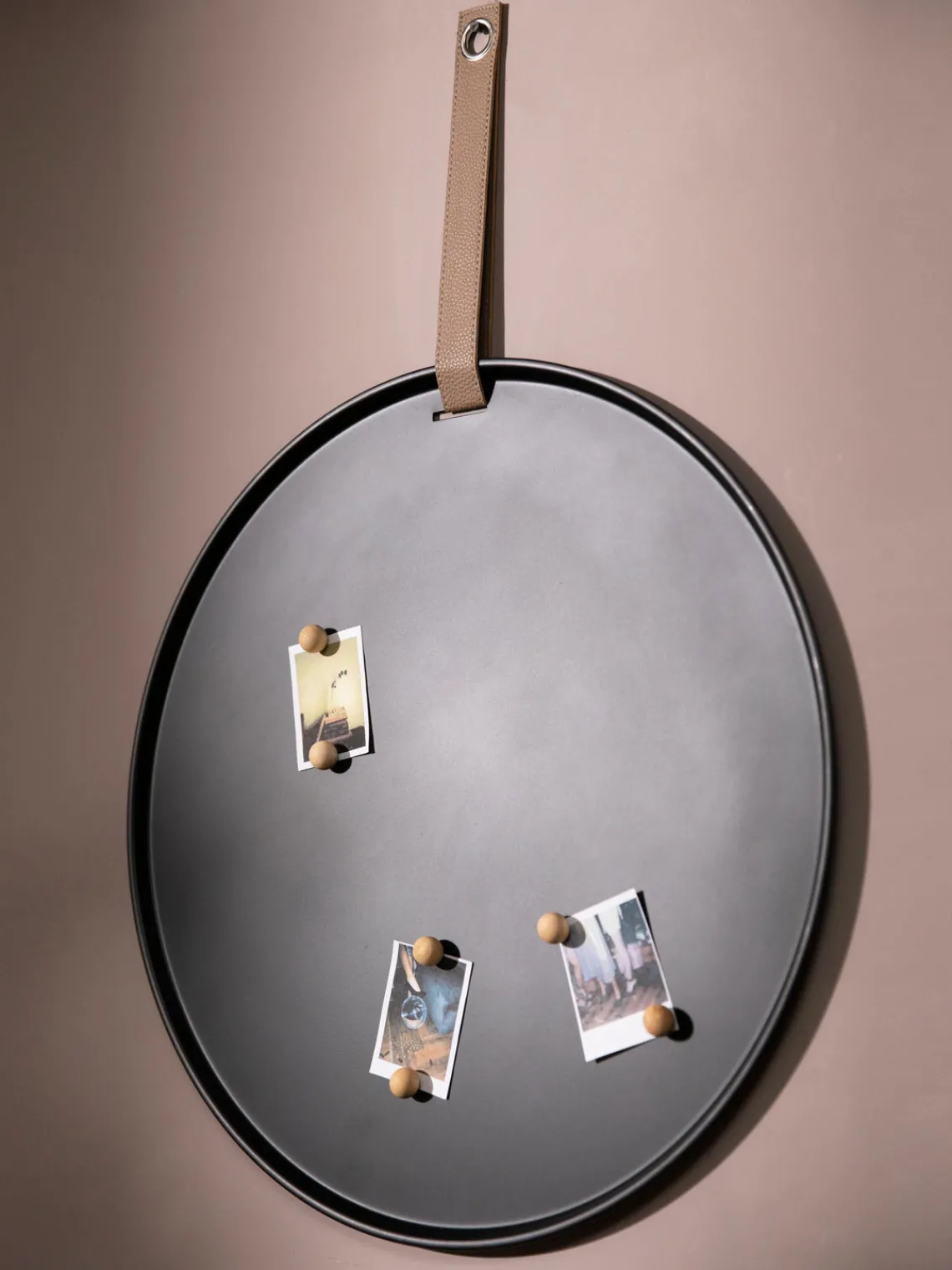 Outlet present time Tableau d'affichage magnétique Perky Noir, brun