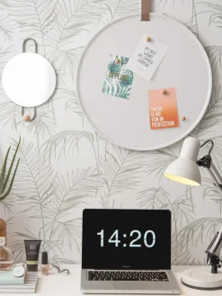 Sale present time Tableau d'affichage Perky Bleu ciel, brun