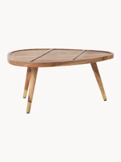 New Dutchbone Tables gigognes en bois de sissoo Sham, 2 élém.