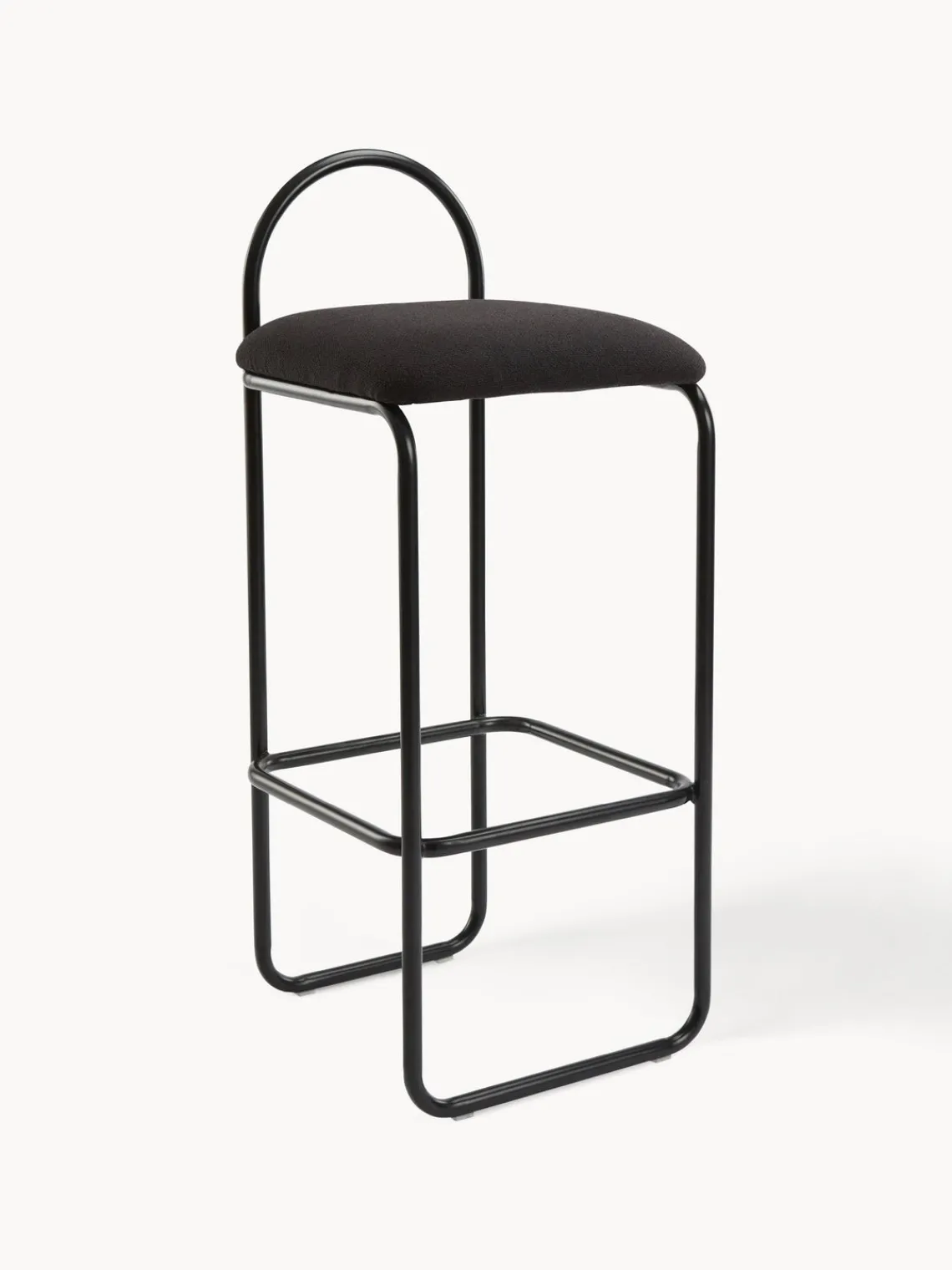 Best AYTM Tabouret de bar Angui Tissu noir
