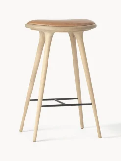 Clearance Mater Tabouret de bar en chêne High Stool Brun clair