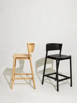 Online Hübsch Tabouret de bar Oblique Chêne