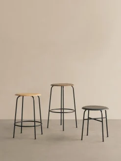 Hot Audo Copenhagen Tabouret de comptoir Afteroom Bois, cadre noir