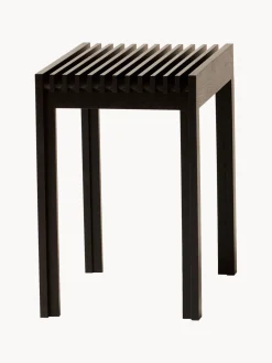 Fashion Form & Refine Tabouret en chêne Lightweight Chêne noir laqué