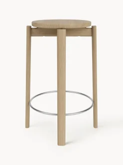 New Audo Copenhagen Tabouret en chêne Passage Bois de chêne, acier