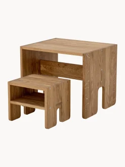 Fashion Bloomingville Mini Tabouret en chêne pour enfant Bas
