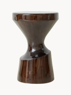 Hot HKLIVING Tabouret en manguier Burgundy