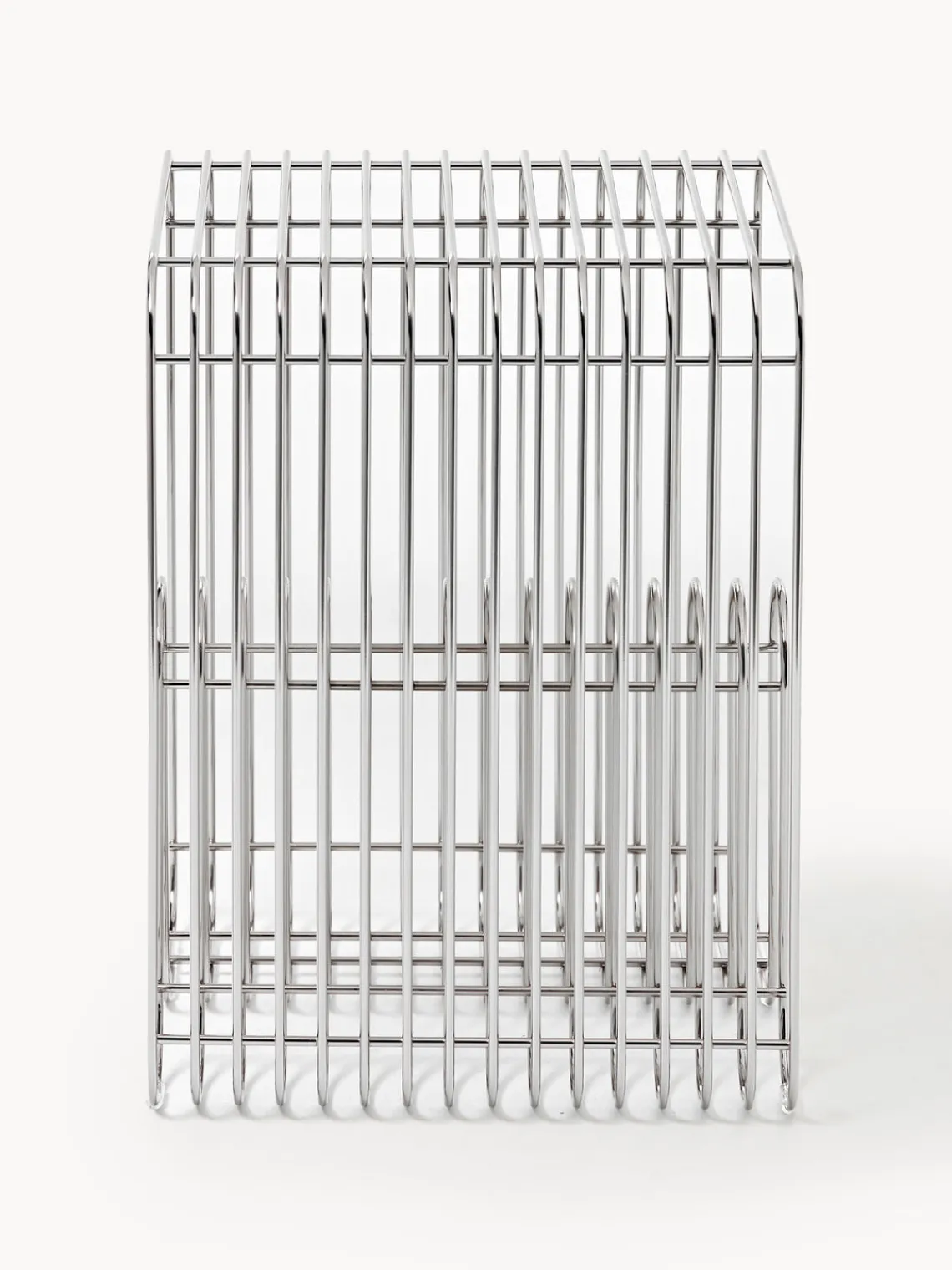 Discount AYTM Tabouret en métal Curve Argenté, haute brillance