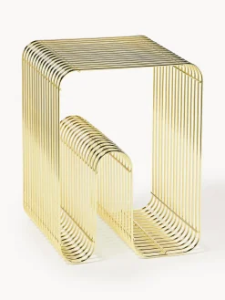 Hot AYTM Tabouret en métal Curve Doré