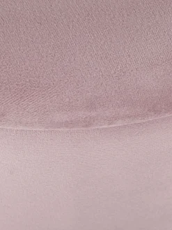 Sale Bizzotto Tabouret en velours avec rangement Polina Velours rose pâle