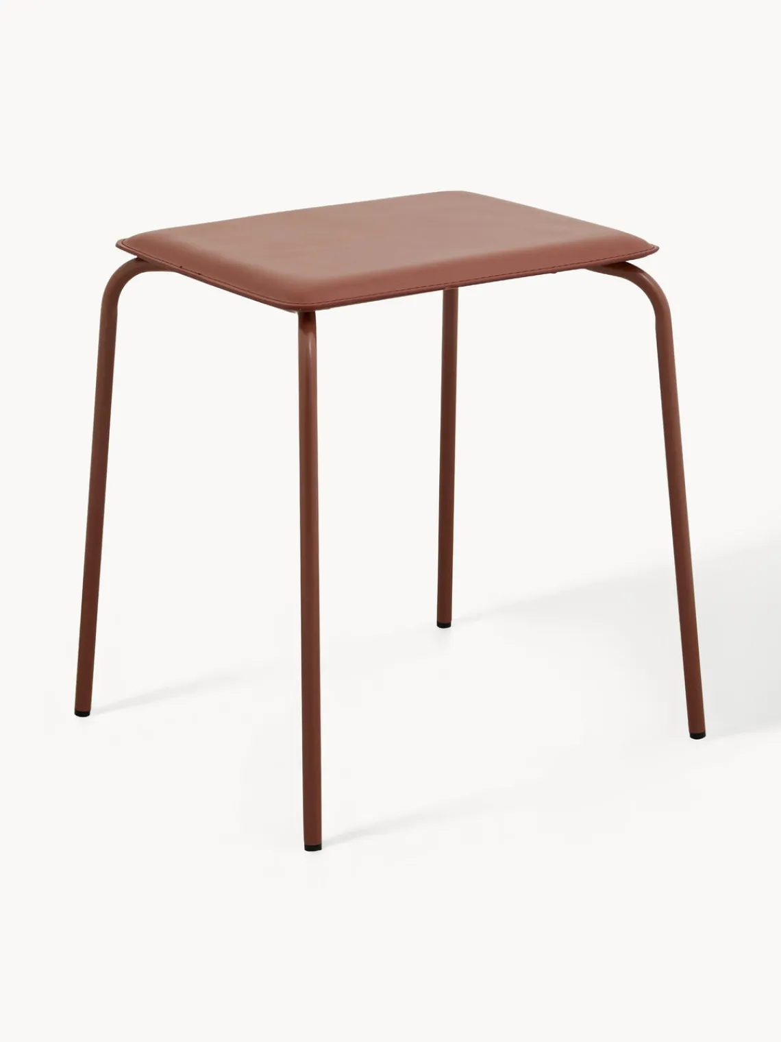 New Nordal Tabouret Esa Plastique rouge rouille