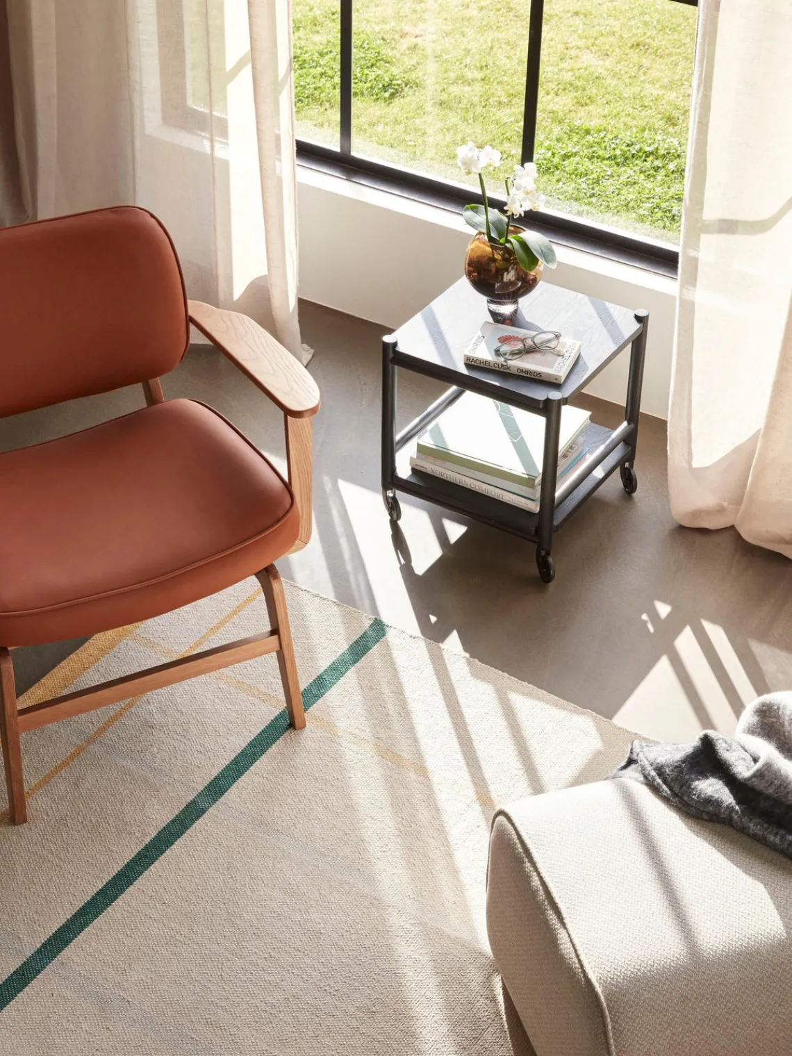 Outlet Hübsch Tabouret rembourré Mellow