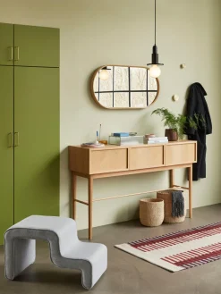 Outlet Hübsch Tabouret rembourré Wave