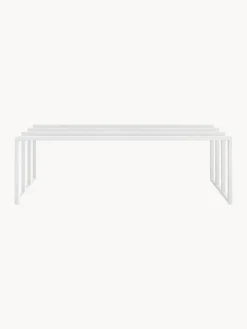 Best Metallbude Étagère à chaussures en métal Bovi Blanc