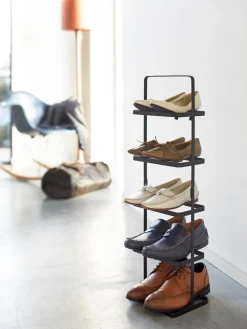Hot Yamazaki Étagère à chaussures en métal Tower Noir