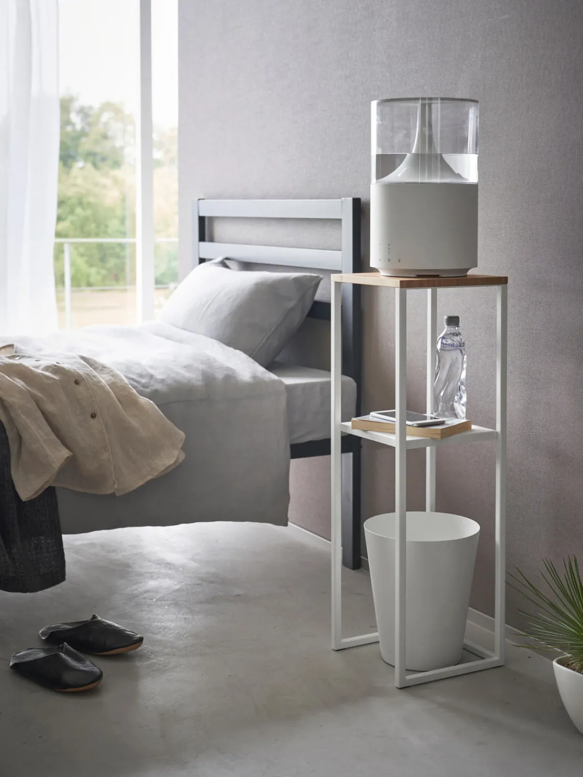 Online Yamazaki Étagère avec plateau en bambou Tower Blanc