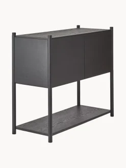 Outlet Gejst Étagère en bois de chêne Sceene Bois de chêne, noir laqué
