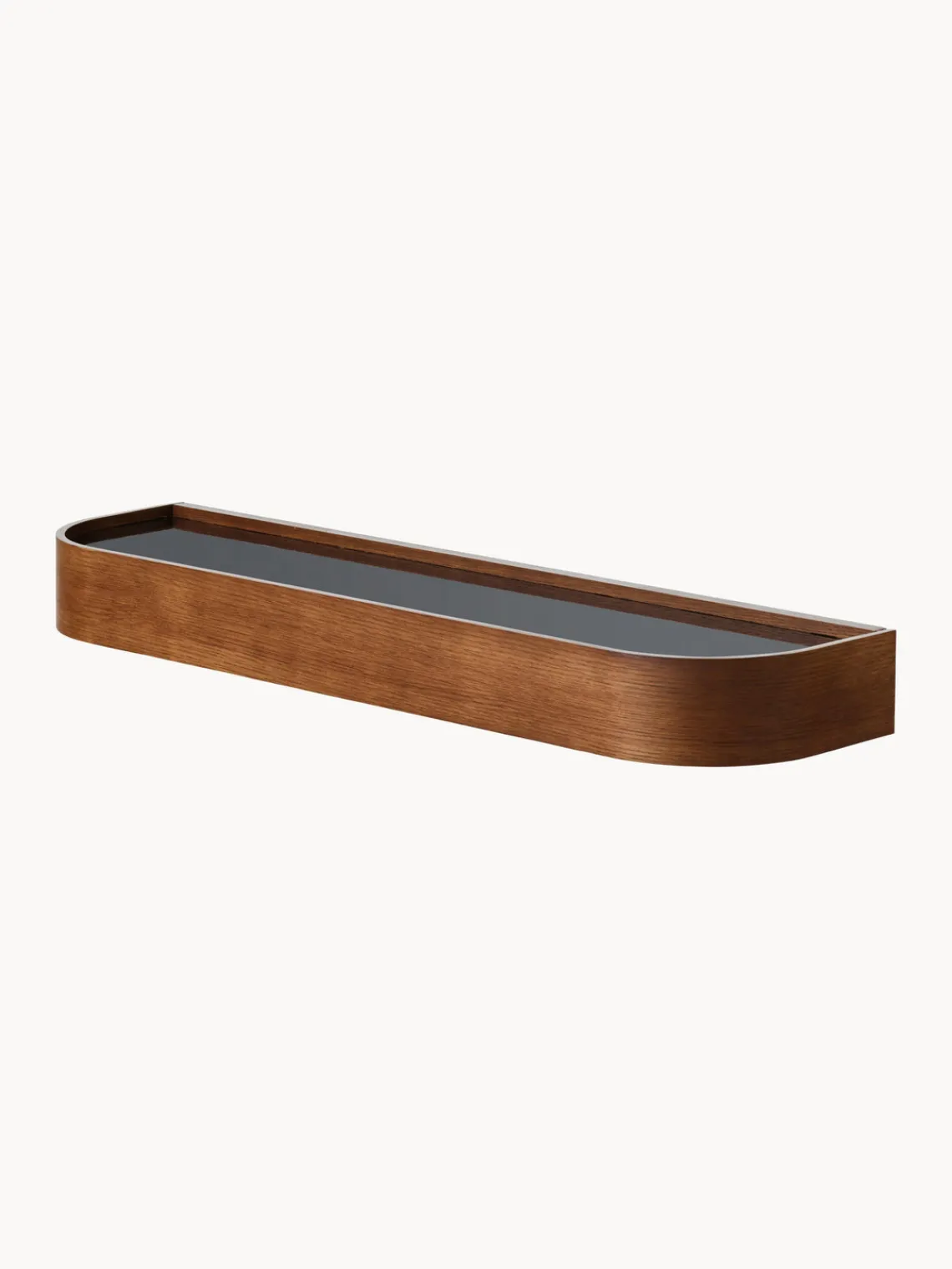 New Audo Copenhagen Étagère murale en bois Epoch, larg. 79 cm Chêne foncé, transparent