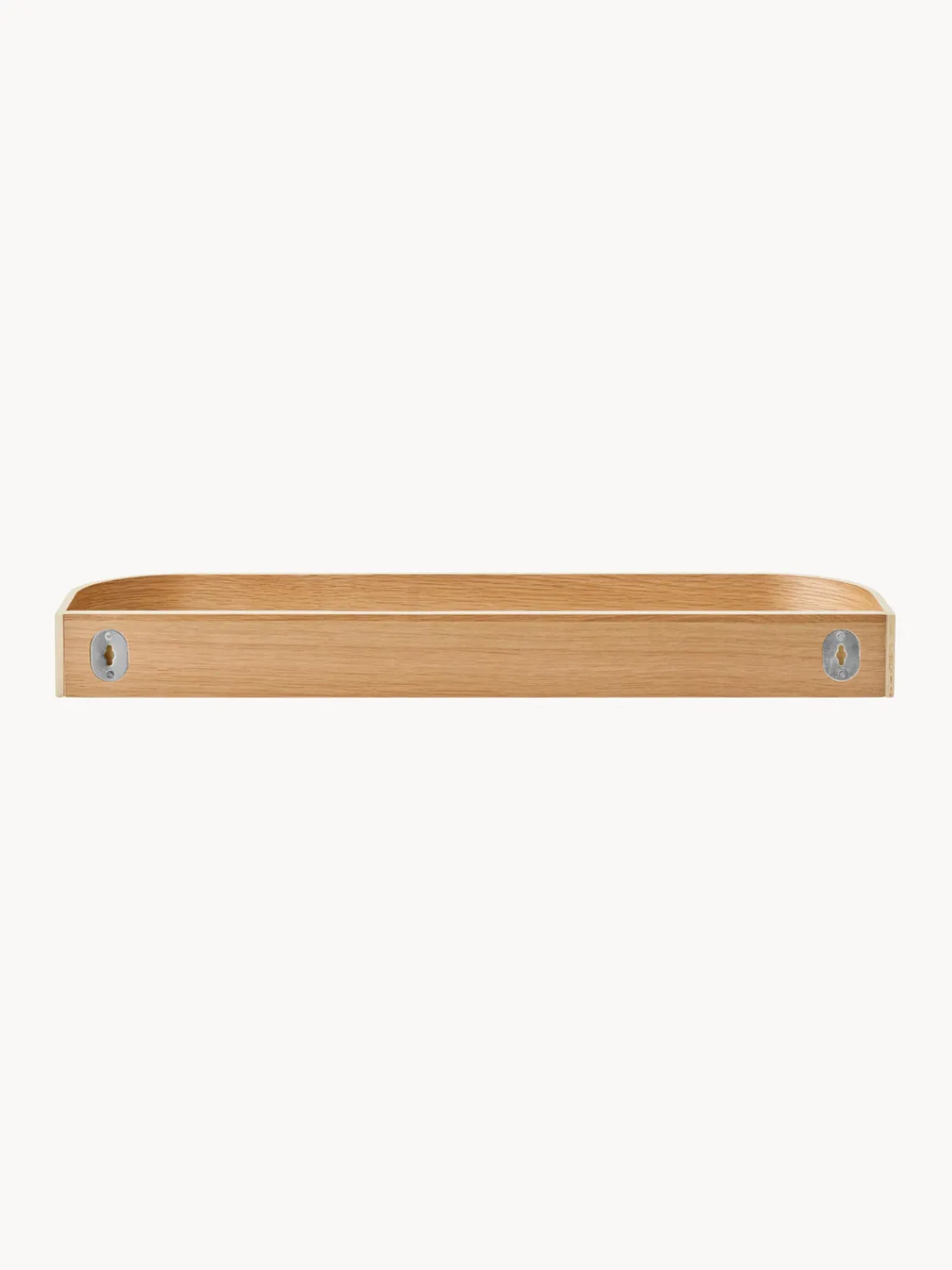 Clearance Audo Copenhagen Étagère murale en bois Epoch, larg. 79 cm Chêne clair, transparent