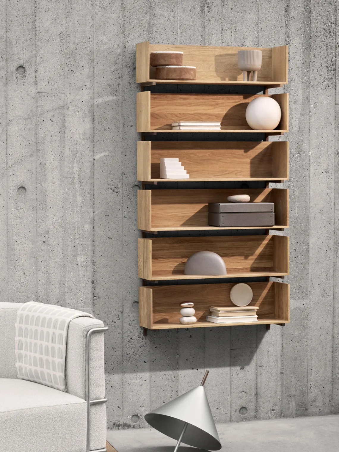 Discount Kristina Dam Étagère murale en chêne Stack