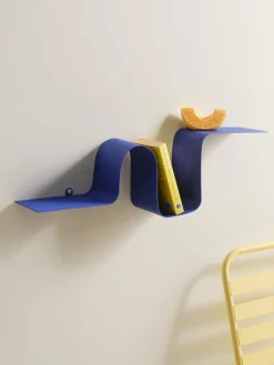 Best Jotex Étagère murale en métal Caterpillar Bleu foncé, mat