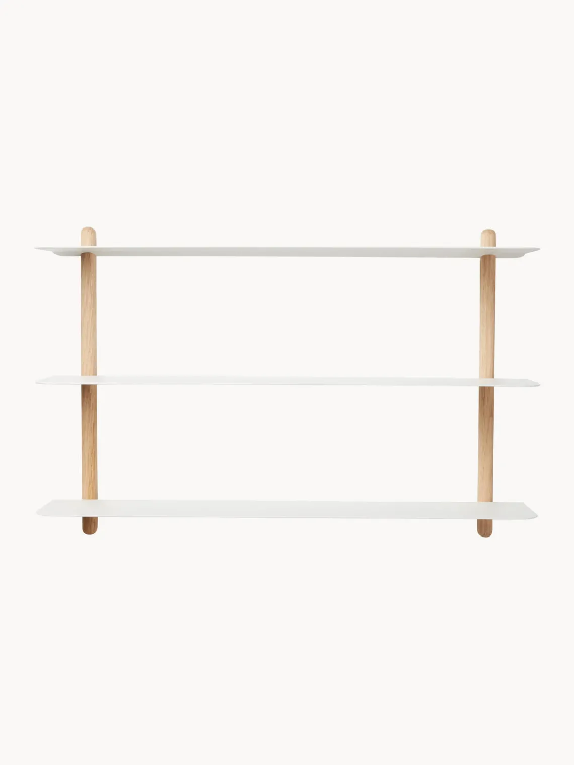 New Gejst Étagère murale Nivo Bois de chêne, blanc