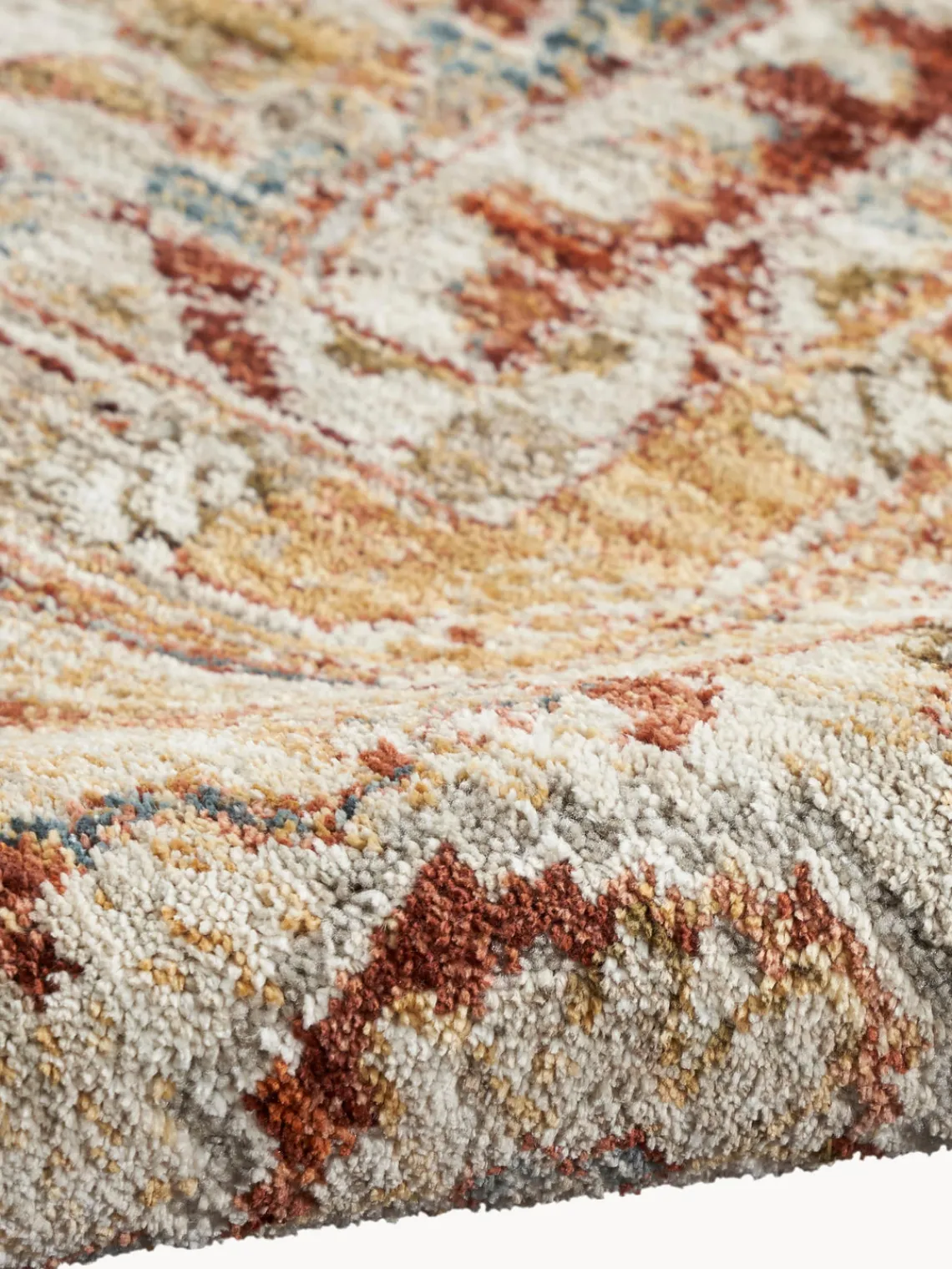 Best Rama Carpets Tapis à poils courts avec motif ornemental Sahar