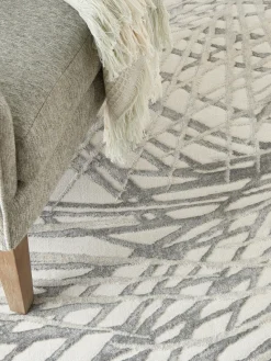 Online Rama Carpets Tapis à poils courts avec effet de relief Rustic Texture