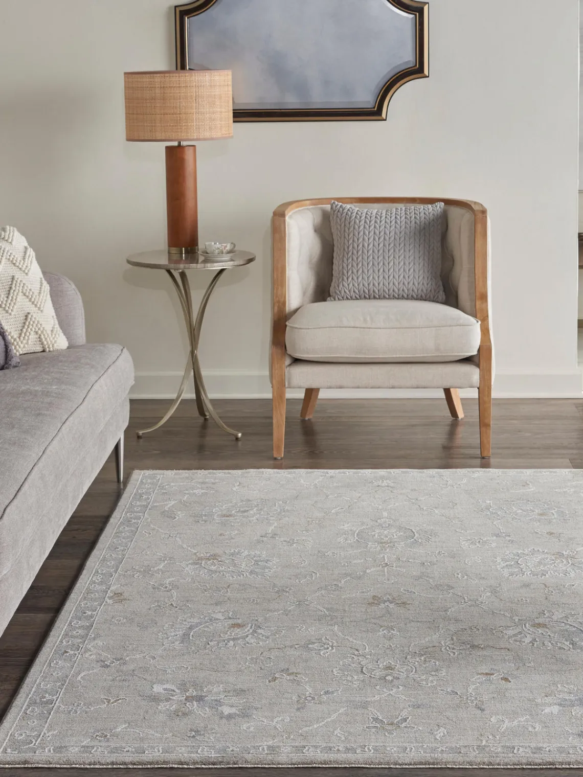 Sale Rama Carpets Tapis à poils courts Infinite Tons beiges, tons gris