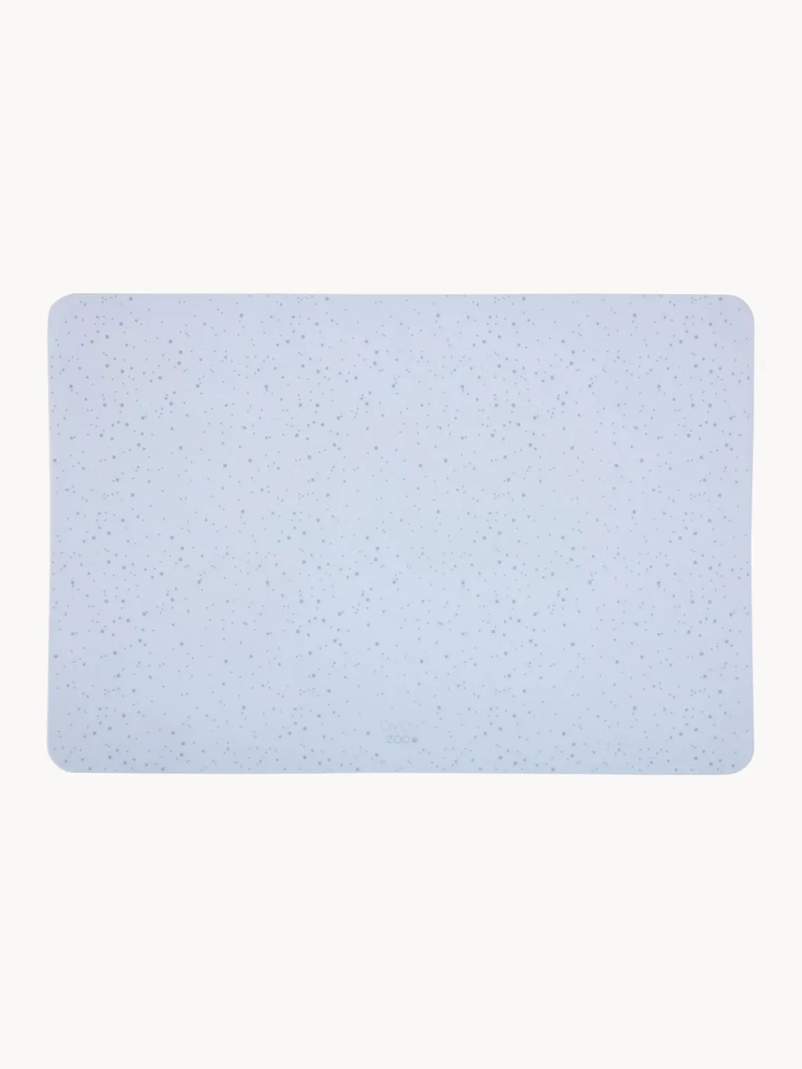 Fashion Oyoy Living Design Tapis de gamelle pour animaux Koko Bleu ciel chiné
