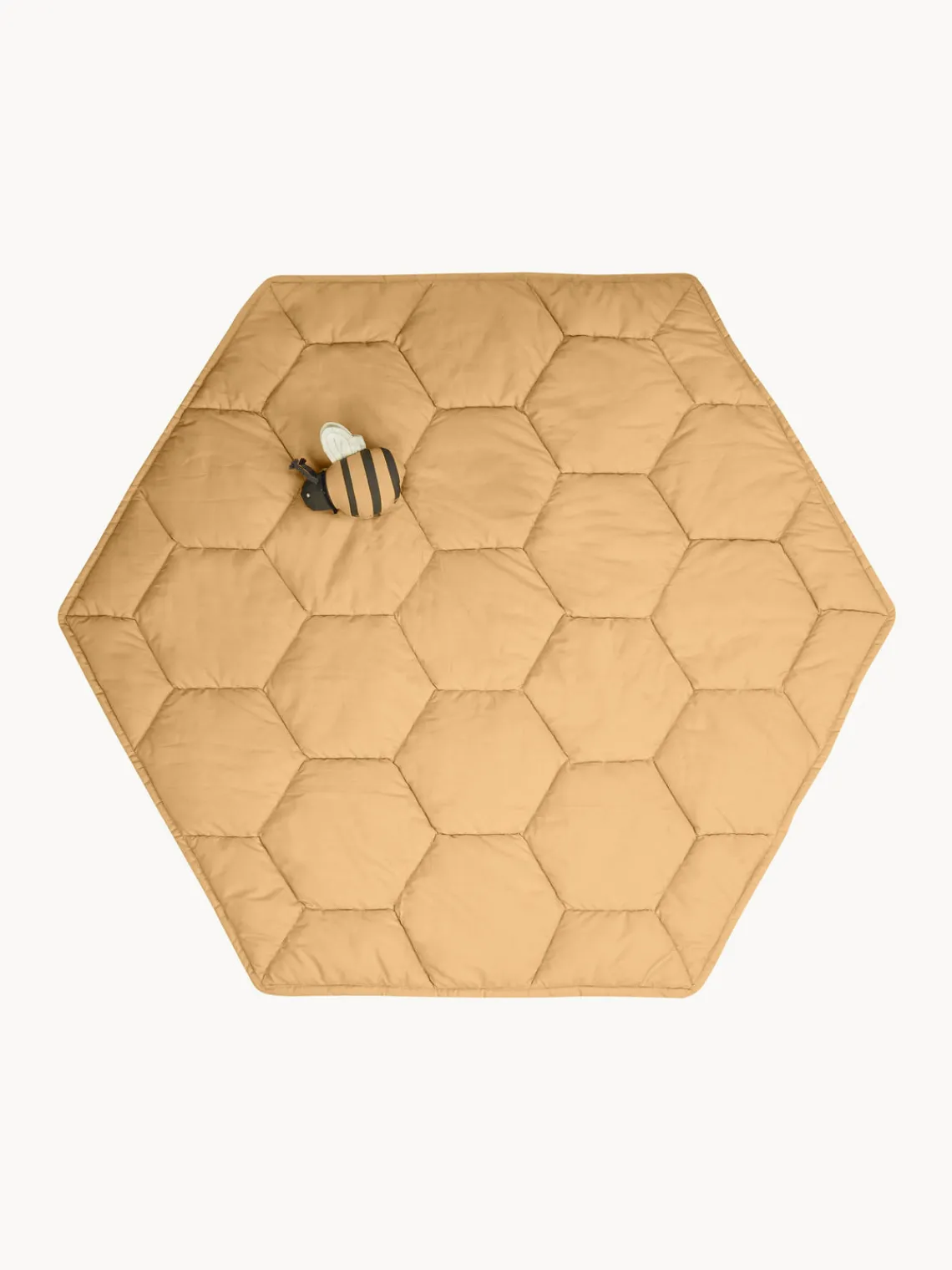 Online Lorena Canals Tapis de jeu fait main avec jouet hochet Honeycomb