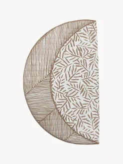 Best Toddlekind Tapis de jeu réversible en coton bio Jeffrey Blanc cassé, taupe