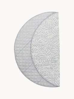 Clearance Toddlekind Tapis de jeu réversible en coton bio Jeffrey Blanc cassé, gris clair
