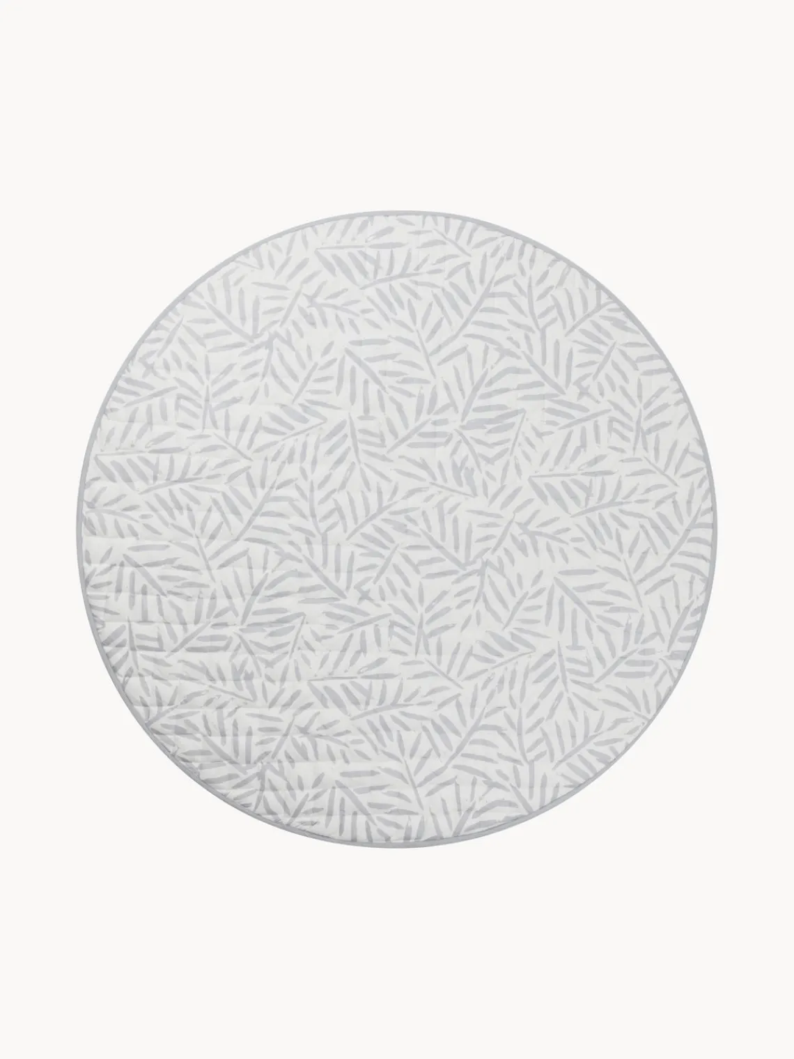 Clearance Toddlekind Tapis de jeu réversible en coton bio Jeffrey Blanc cassé, gris clair