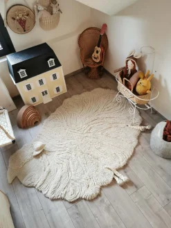 Sale Lorena Canals Tapis en laine pour enfant tissé à la main Sheep