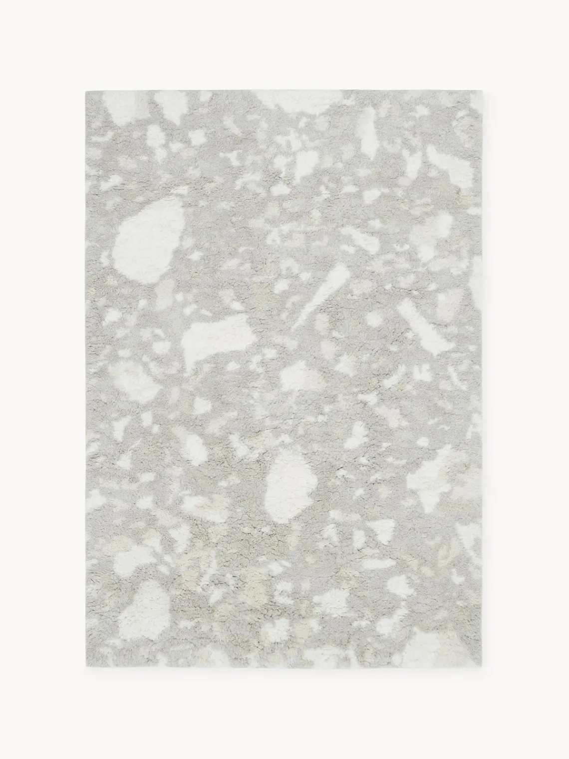 Discount Nordic Knots Tapis en laine tissé à la main Archipelago Gris clair, blanc cassé
