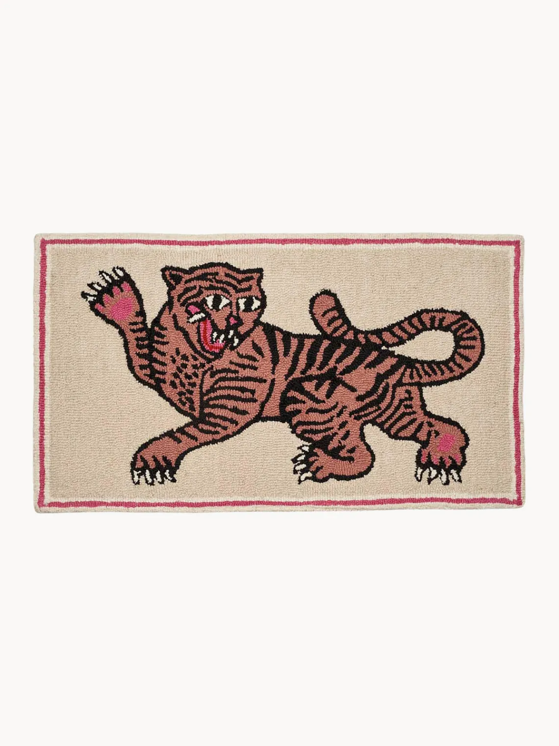 Online Bongusta Tapis en laine tufté à la main Tiger