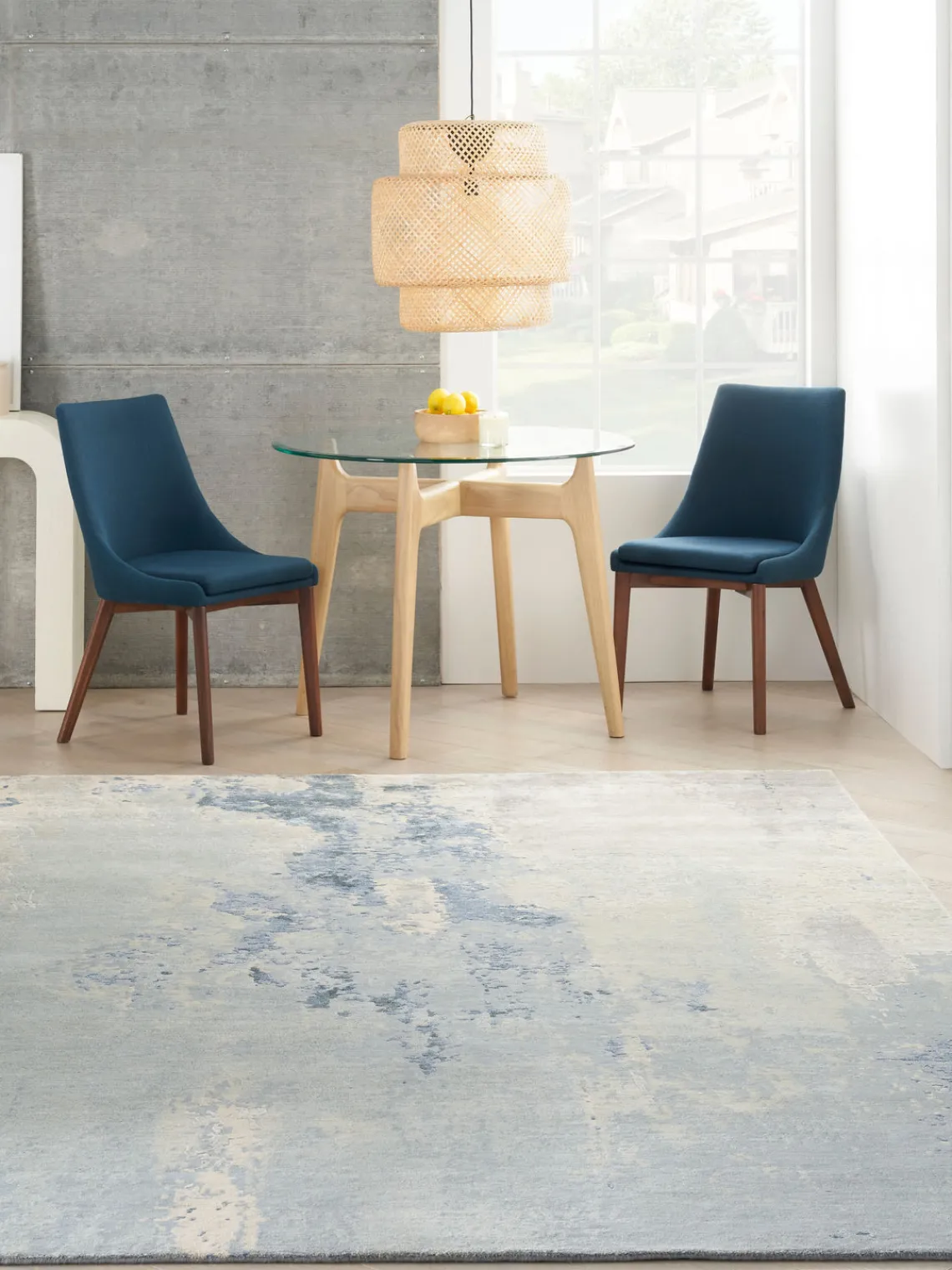 Sale Rama Carpets Tapis en viscose tissé à la main Silk Shadows